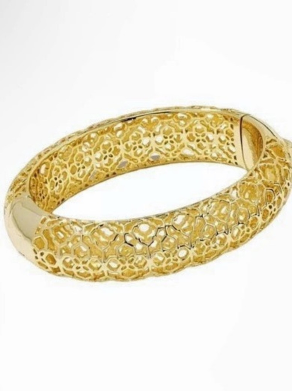 Kendra Scott Abbie Bangle Bracelet in Gold S/M